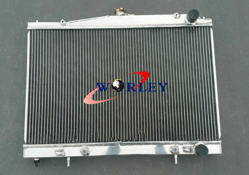 Aluminum Radiator & Fans for Nissan Skyline R33 R34 GT GTT GTR (1993-2003)