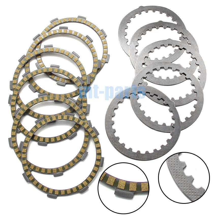 Clutch Friction Disc Plate Kit for Yamaha DT125R (1985–1987) DT125LC DT125L (1986–1987)