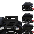 Black Solo Luggage Mount Rack for Harley Low Rider FXLRS FXLRST (2022-2024)