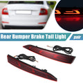 Pair Rear Bumper Reflector Fog Brake Light for Hyundai Accent (2011–2018)