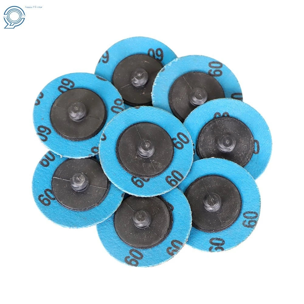 Set of 51 Quick Change Sanding Discs for Die Grinder (2" Roll Lock)