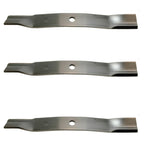 3 Mower Blades for John Deere 737 757 777 997 (60" Cut) M128485 M133381 TCU18624