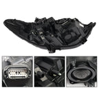 Headlight Set for Ford Fusion (2017–2020) Halogen w/o DRL Left+Right Pair