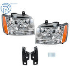 Set of 2 Halogen Headlights for Chevy Avalanche/Suburban/Tahoe (2007-2014)