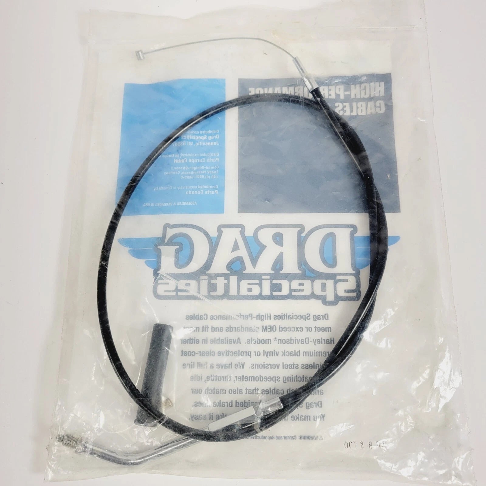 Throttle Cable 36" 90 Degree for Harley Davidson Big Twin (1988–1995)