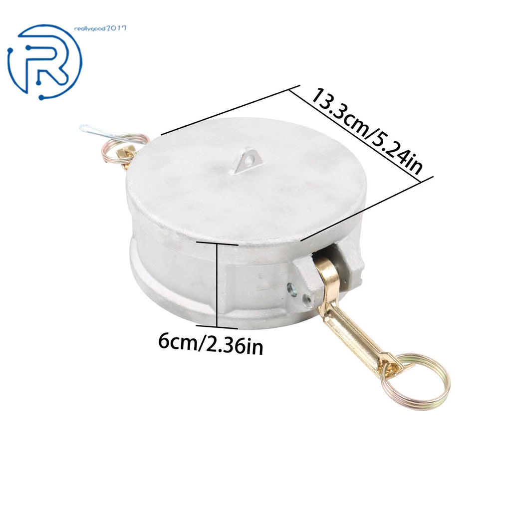 4" Type DC Dust Cap Coupler for Cam & Groove Hose Fitting