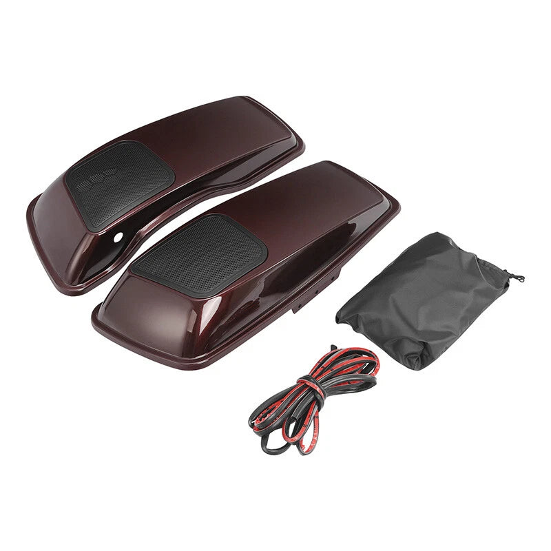 6x9" Saddlebag Speaker Lids for Harley Touring Glide (2014–2024) Twisted Cherry