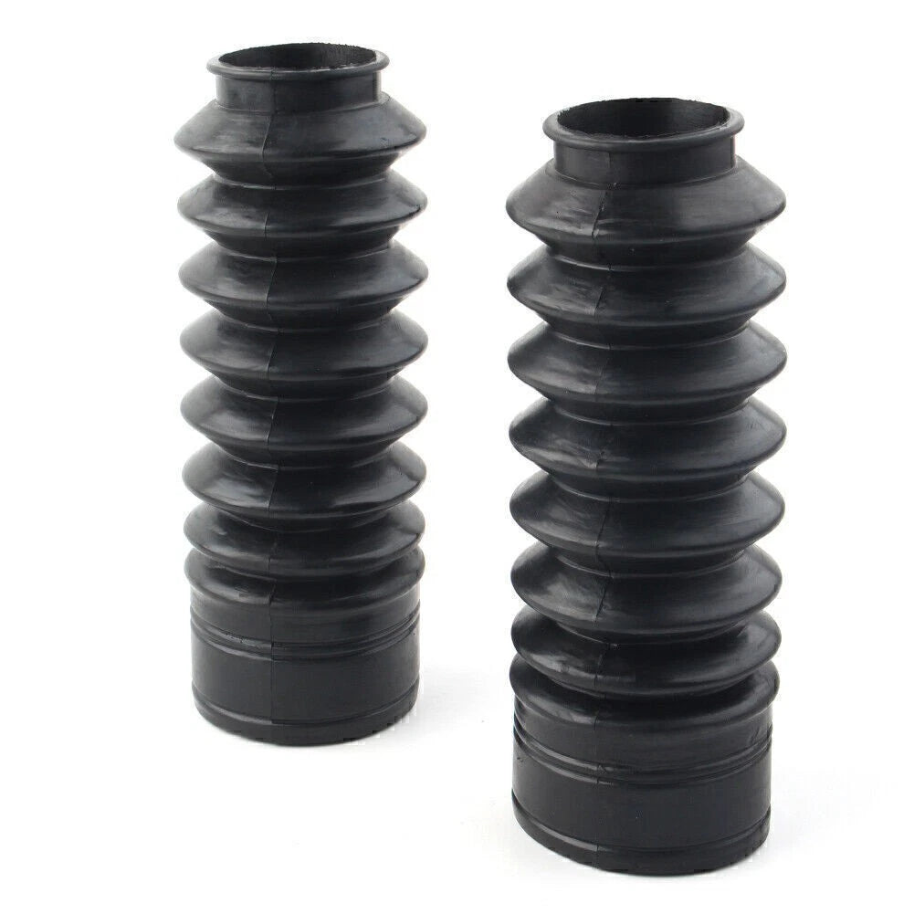 Set of 2 Front Fork Rubber Cover Gaiters for Triumph TR6 T120 T100 (1964–1968)