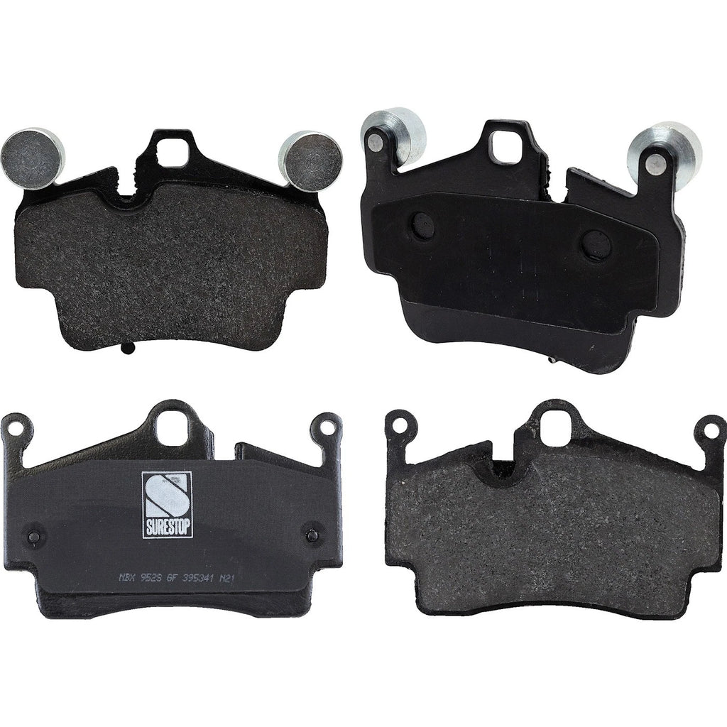 Set of 4 NAO Brake Pads for Porsche Boxster (2009–2016)