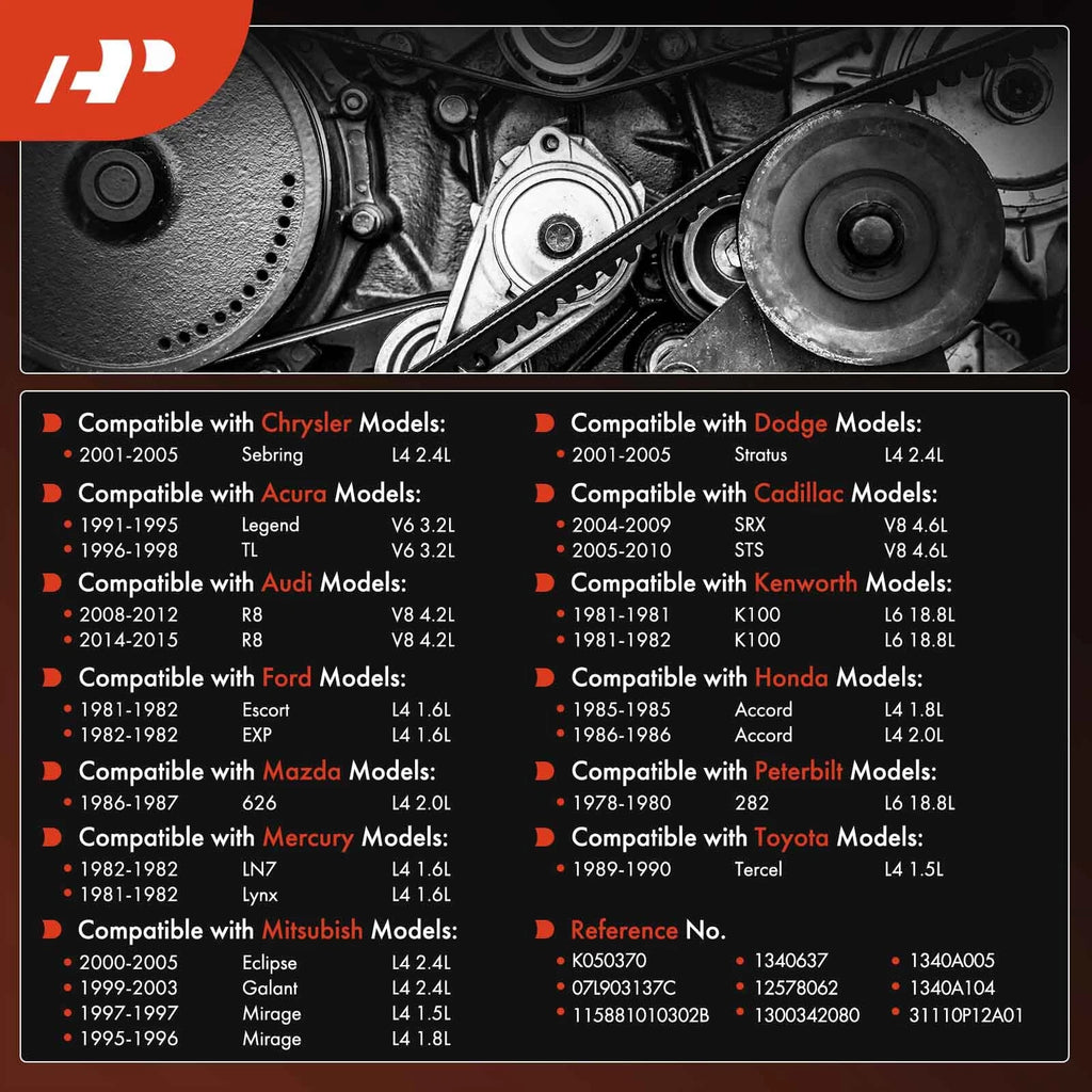 Serpentine Belt for Honda Accord, Mitsubishi Mirage