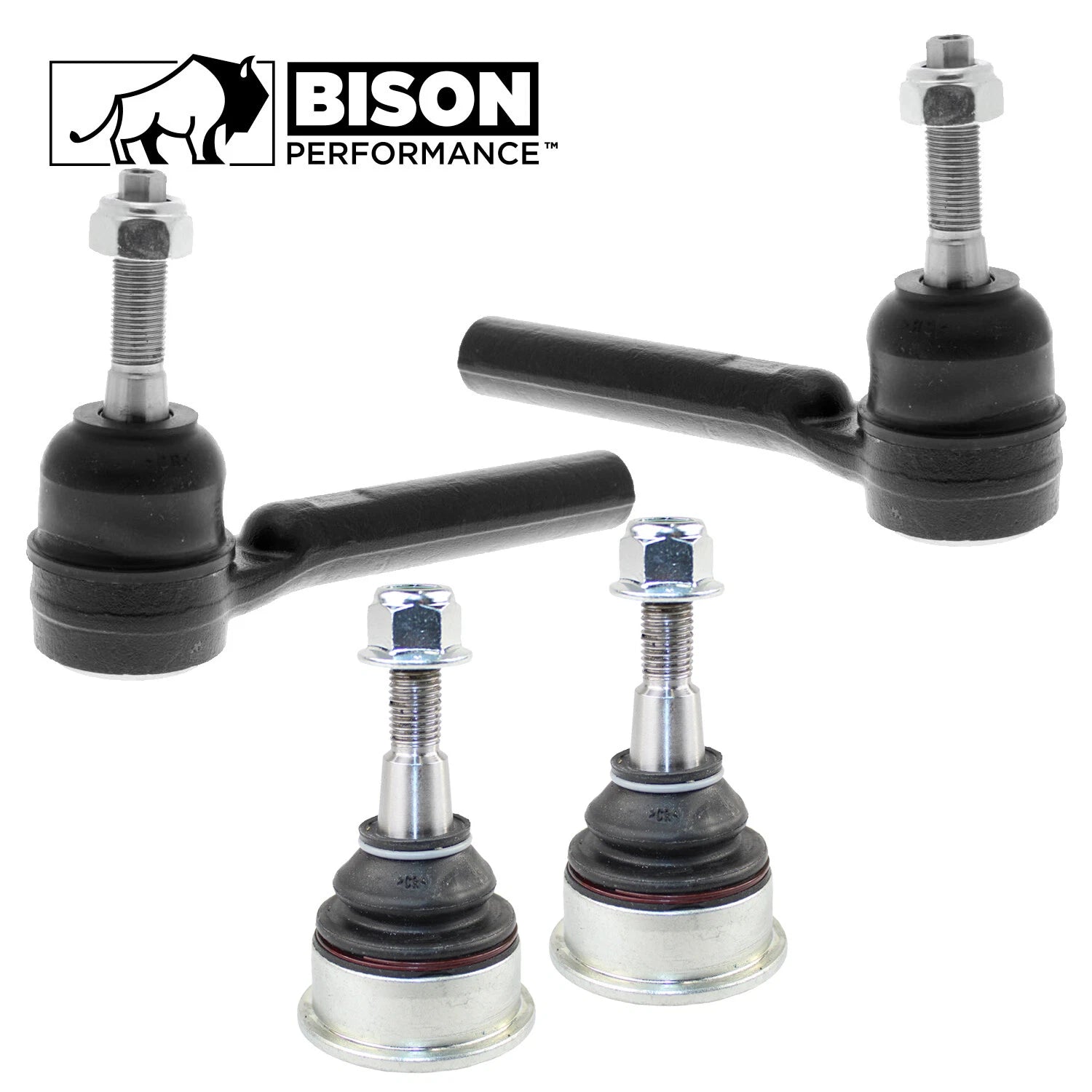 4pc Front Outer Tie Rod Lower Ball Joint Kit for Dodge Chrysler