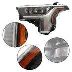 Headlight for Toyota Tundra (2022–2023) Left LED Clear