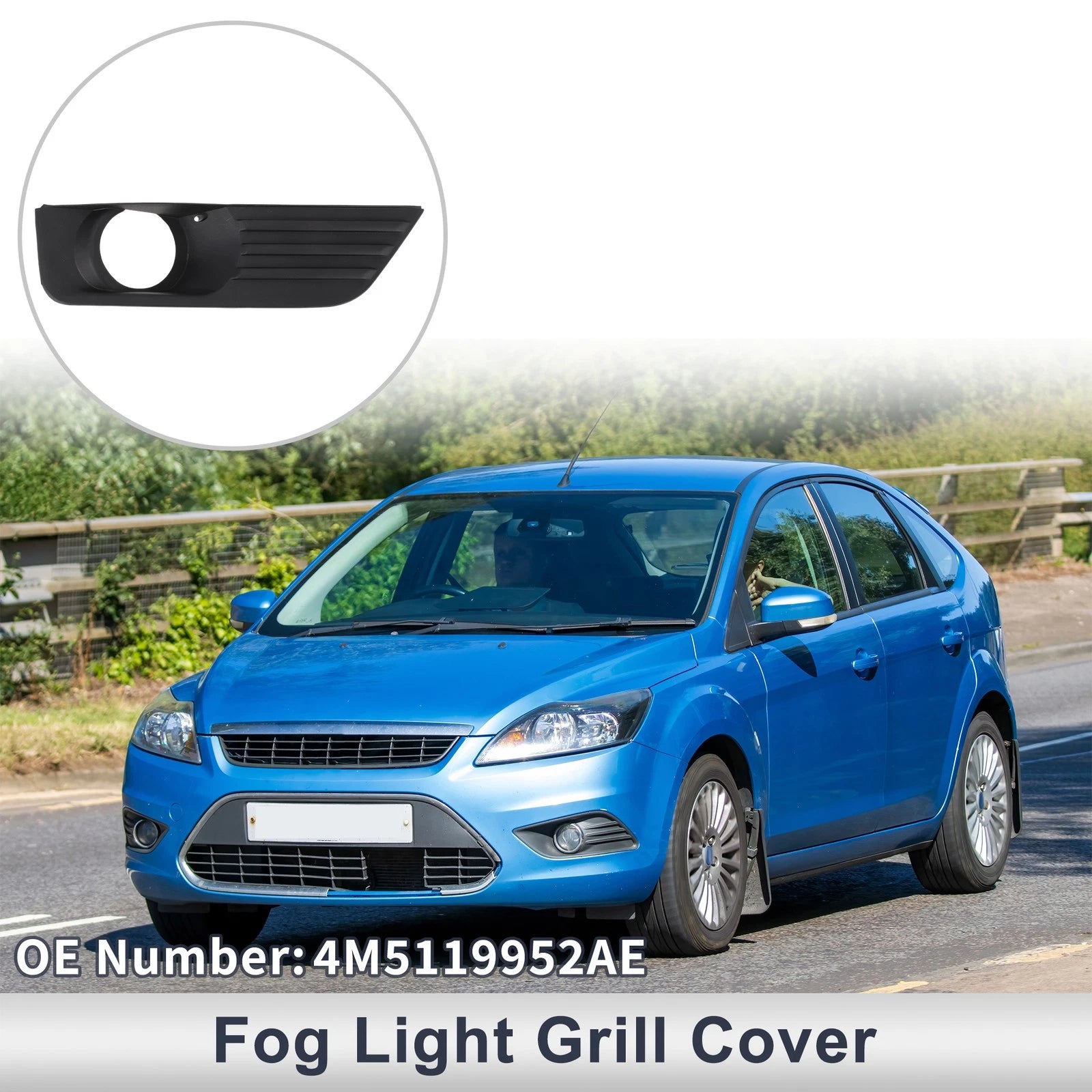 1 Pc Fog Light Grill for Ford Focus (2005–2006) No. 4M5119952AE