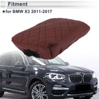 Center Console Cover for BMW X3 Wine Red (2011-2017)