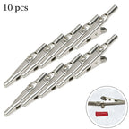 Set of 4 Small Battery Test Meter Clips 5A for Universal Use