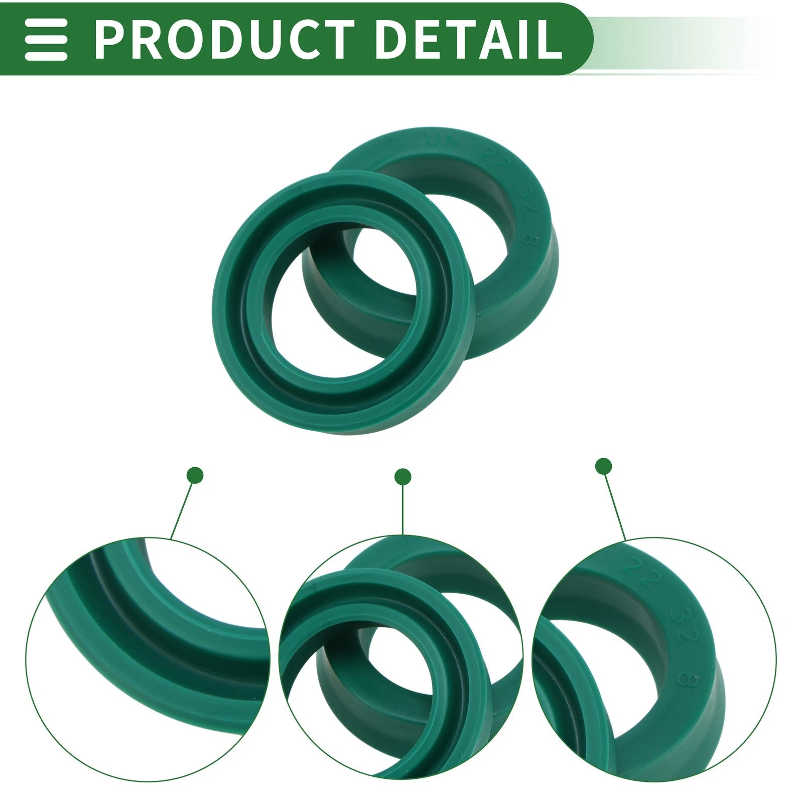 Set of 5 Oil Seal Ring 22x32x8mm for Rotary Shaft (High Pressure)