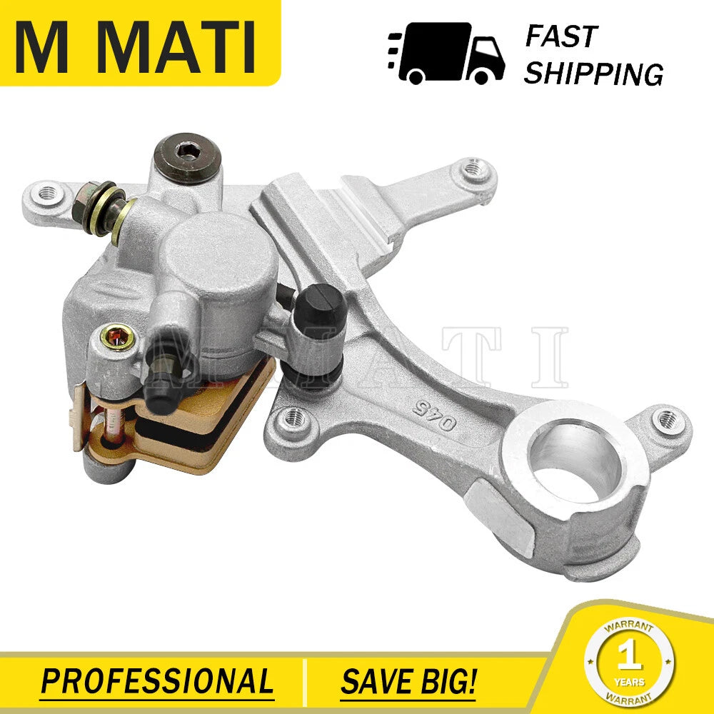 Rear Brake Caliper with Pads for Kawasaki KX250 KX250F KX250X (2006–2023)
