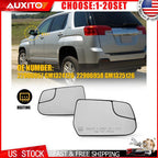 Set of 2 Mirror Glass for Chevrolet Equinox (2010–2017)