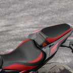 Black Red Driver Rider Passenger Seat for Kawasaki Z900 (2017–2023)