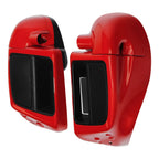 Lower Vented Fairings for Harley CVO Street Glide (2014–2024) Wicked Red
