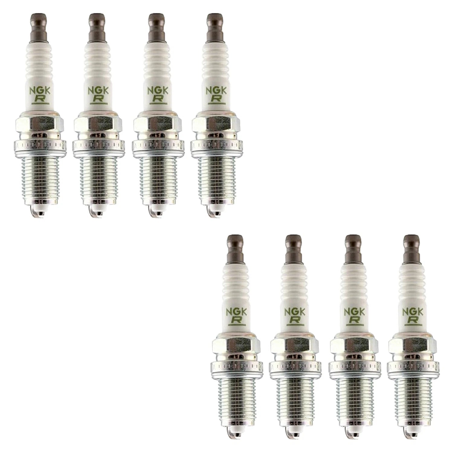 Set of 8 NGK Laser Platinum Spark Plugs PLFR6A-11 for LX570 Tundra (2007–2021)