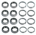 Timken Front Rear Inner & Outer Wheel Bearing & Race Kit for Ford