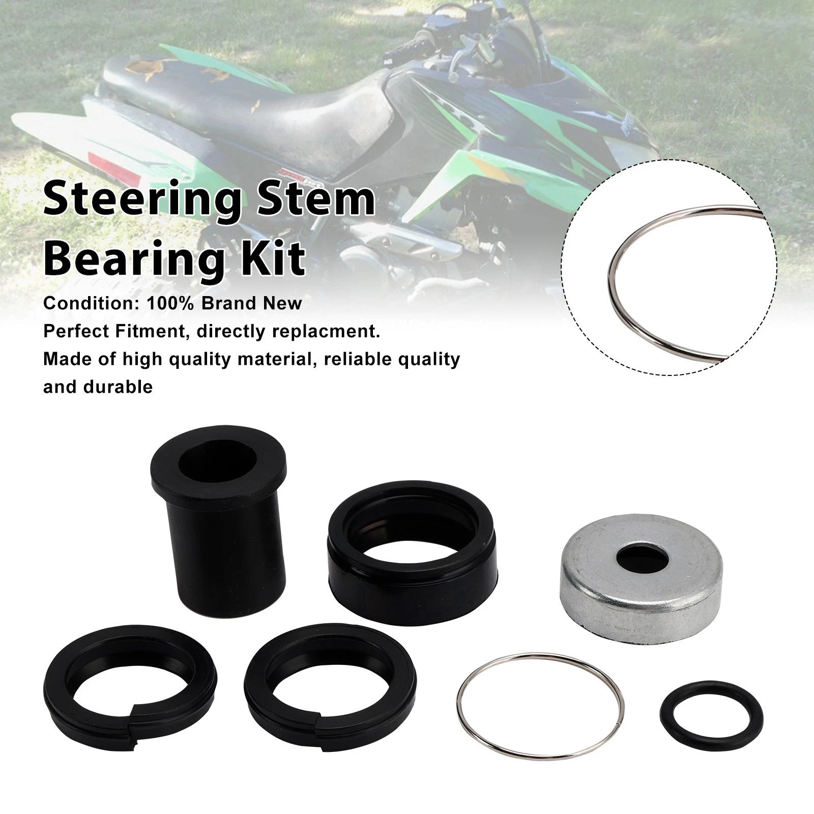 Steering Stem Bearing Kit PWSSK-K06-400 for Suzuki LTA500 LTZ400 LTZ250 (2000–2023)