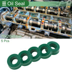 Set of 5 Oil Seal Ring 10x20x8mm for Rotary Shaft (High Pressure)
