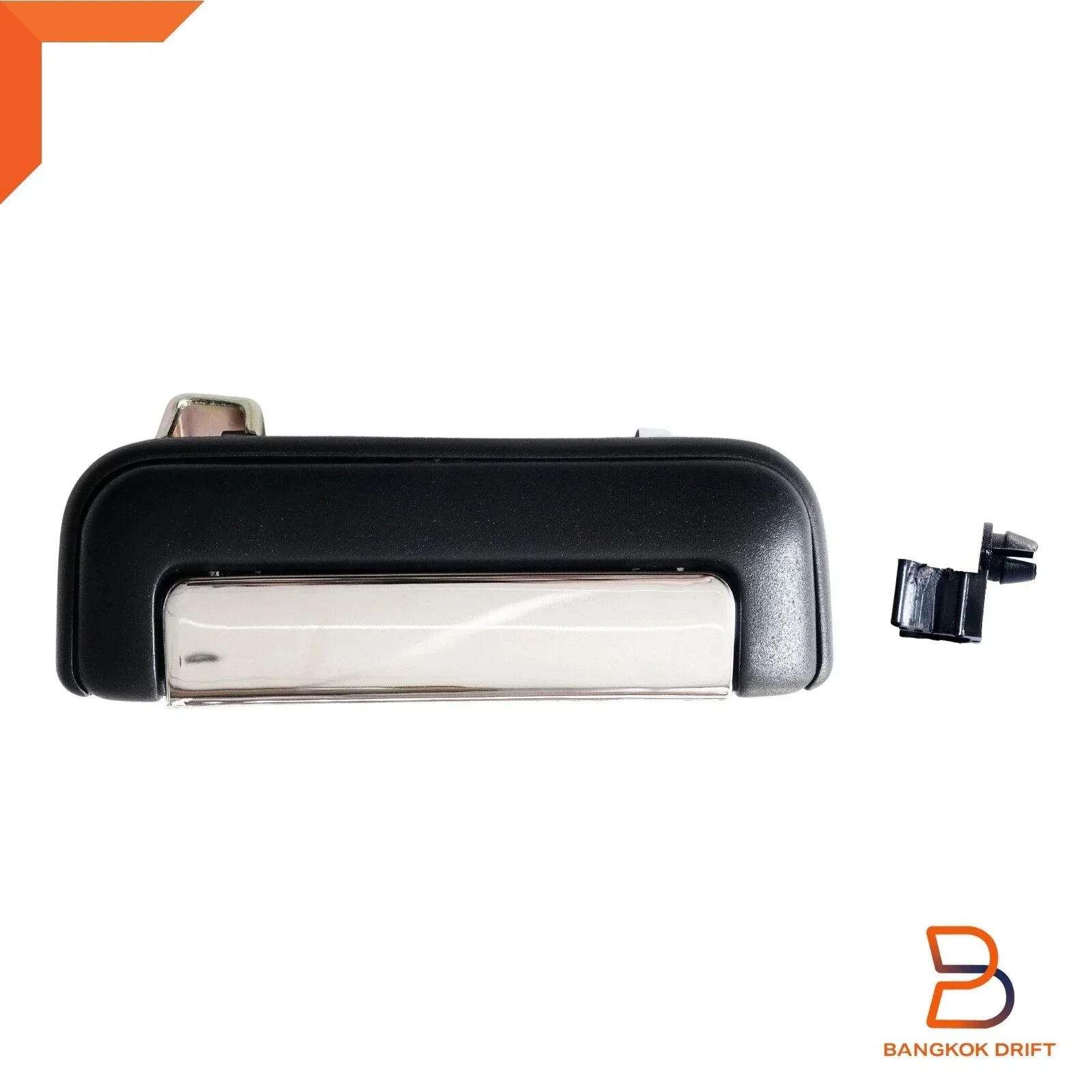 Black/Chrome Rear Tailgate Handle for Mitsubishi Triton L200 (1996-2005)
