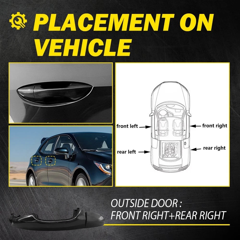Outside Door Handle for Toyota Corolla (2014–2019)