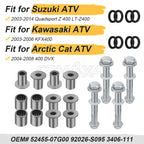 Front Upper A Arm Bushings Bearings Seals for Suzuki Quadsport Z400 LTZ400 (2003–2014)