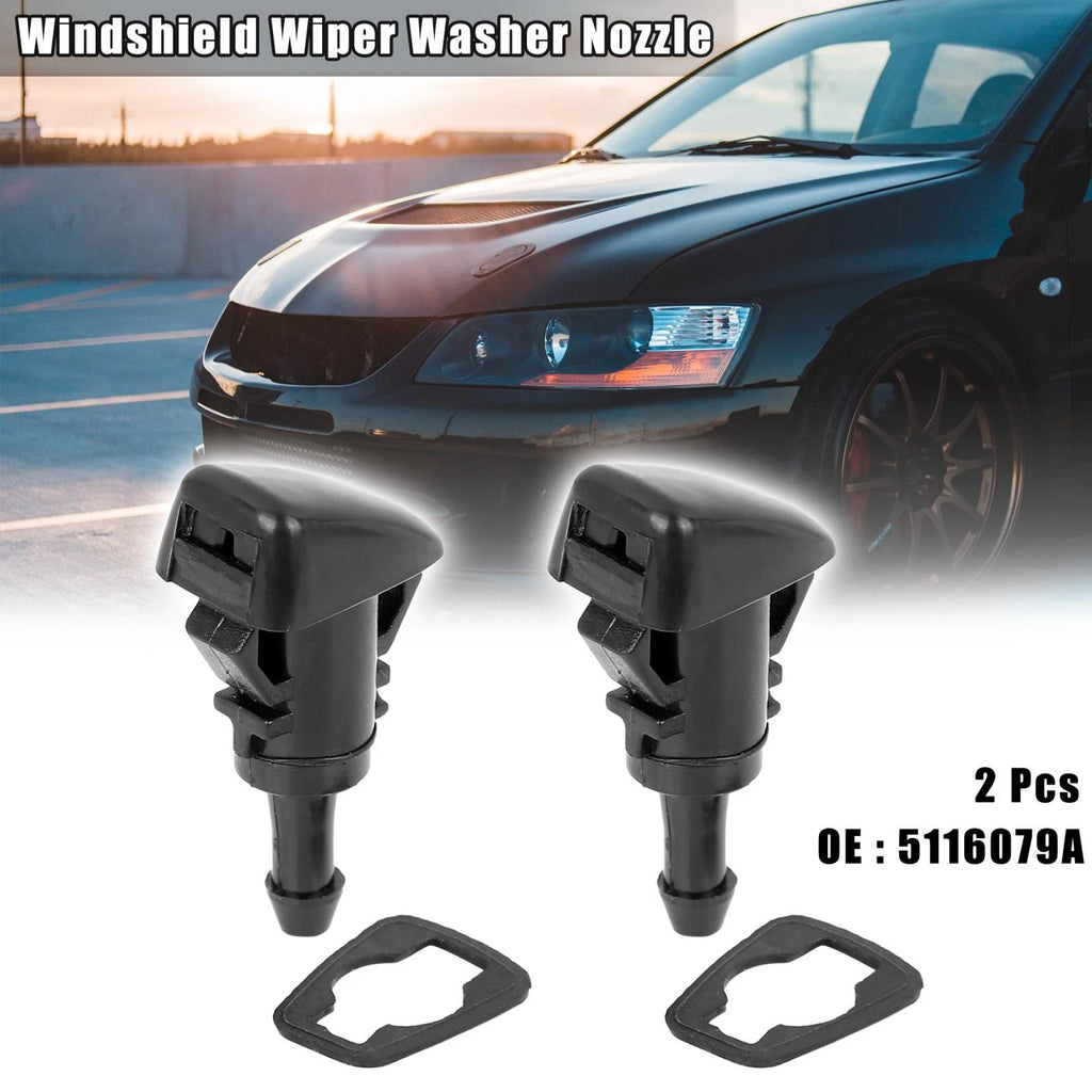2pcs Windshield Washer Nozzle Spray for Chrysler PT Cruiser, Dodge Journey (2001–2010)
