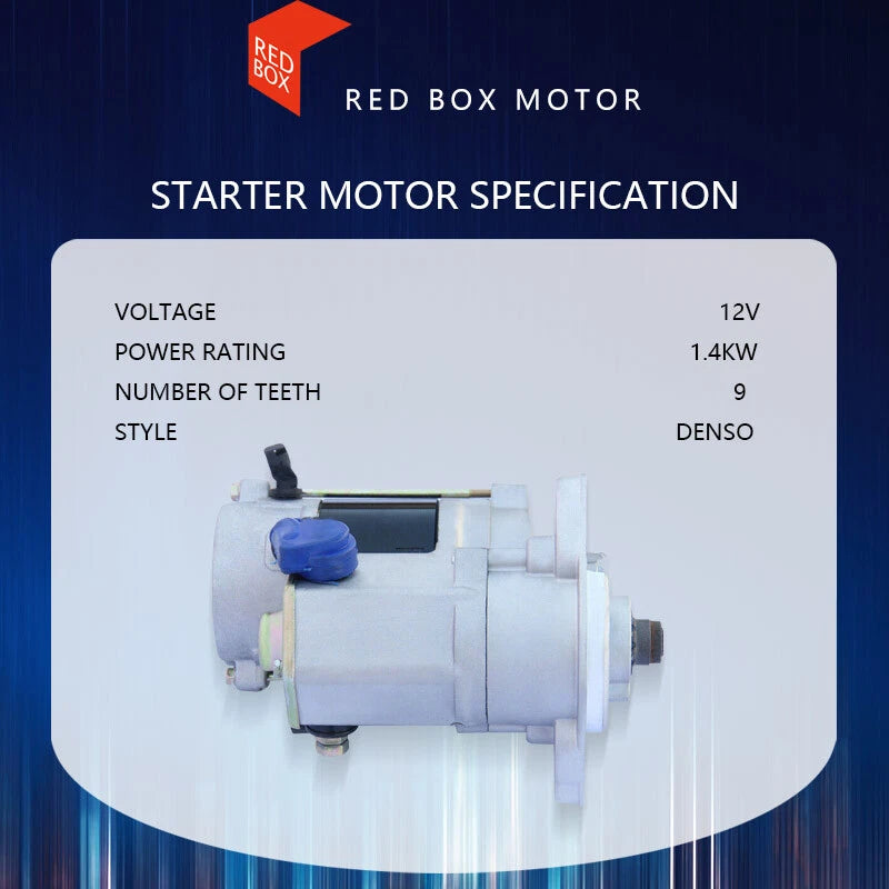 Starter Motor for Toyota Hilux 22R, 18RC, Camry, Hiace, Landcruiser, 4Runner