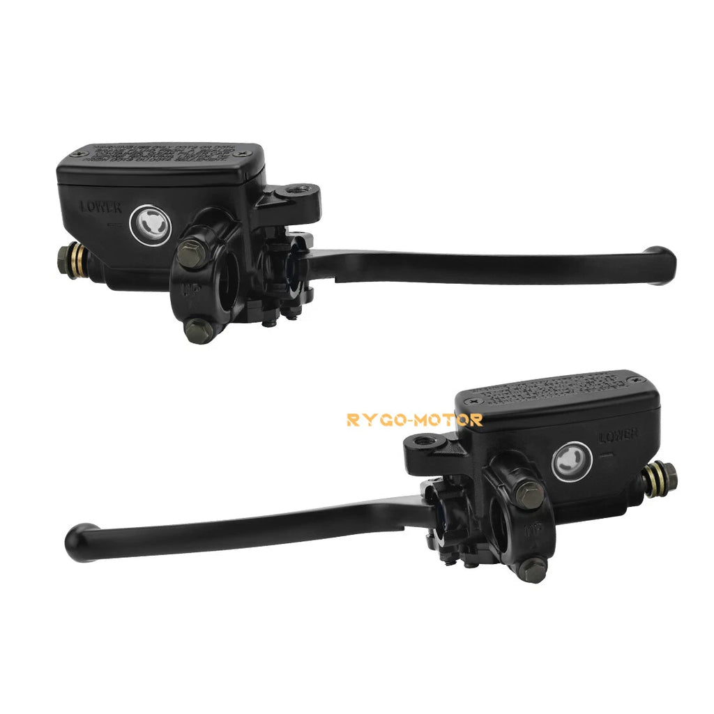Brake Master Cylinder & Clutch Lever Set for Honda Yamaha Suzuki Kawasaki (7/8")