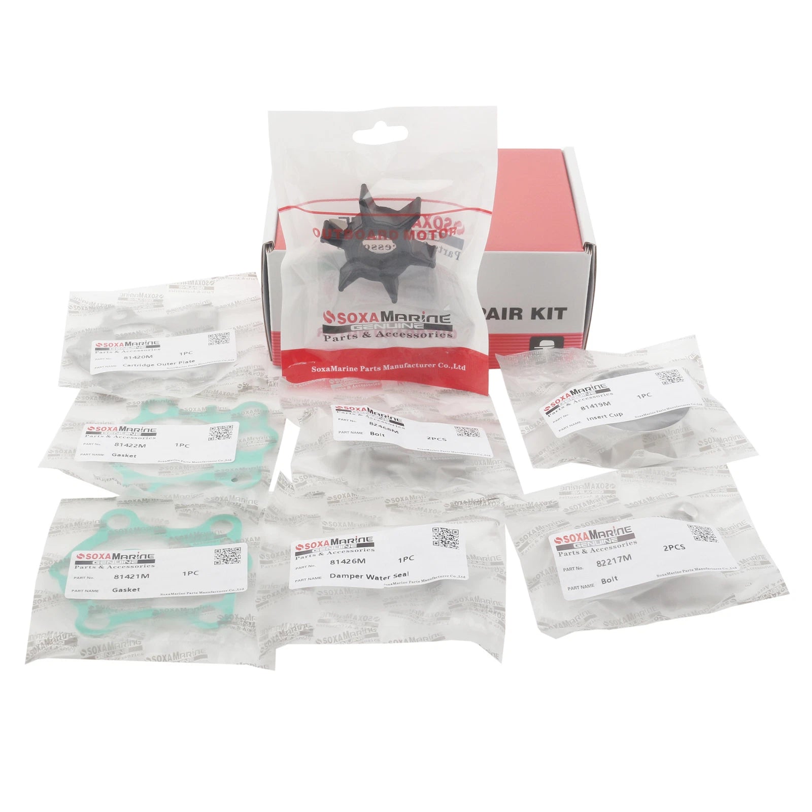 Water Pump Repair Service Kit for Mercury Mariner Outboard (84188M)
