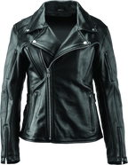 Kuryakyn Ironclad Classic Leather Jacket for Women (Small)
