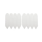 10PCS White Garden Fences for Courtyard Decoration (22cm x 20cm)