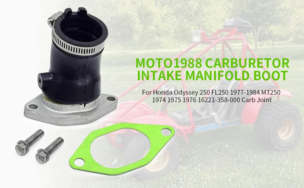 Intake Manifold Boot for Honda FL250 Odyssey / MT250 Elsinore (1976–1984)