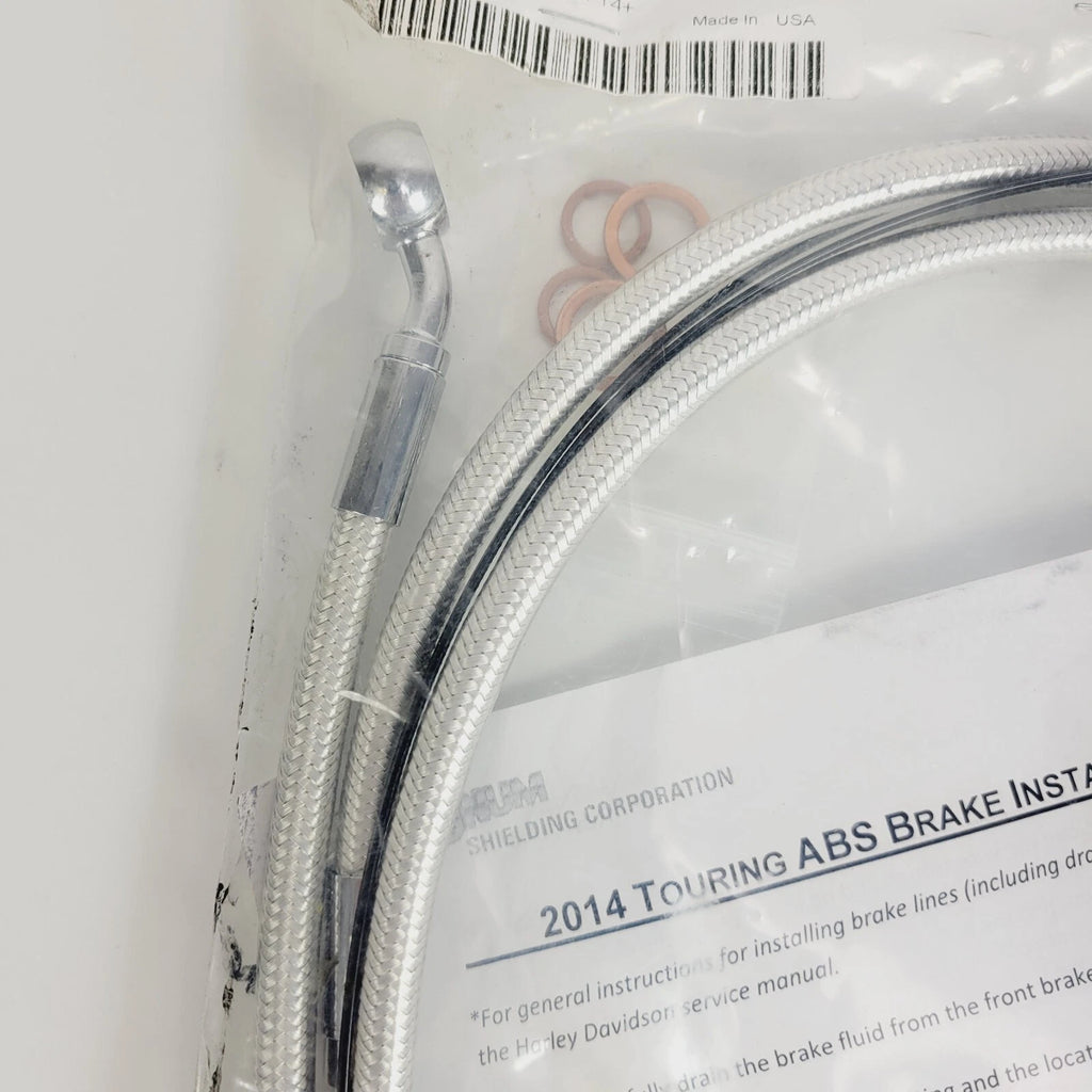 75" Front ABS Brake Line for Harley Touring (2014–2023) HBKAS37015-175