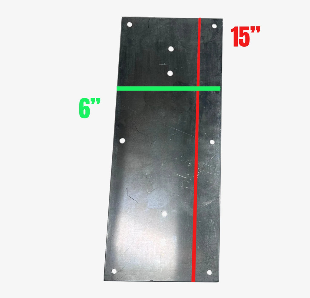Set of 5 Aluminum Sheet Plates for Marine Applications (1/8'' x 15'' x 6'')