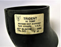 5" I.D. 45° Smooth Black EPDM Rubber Wet Exhaust Elbow for Marine (TRL-545)