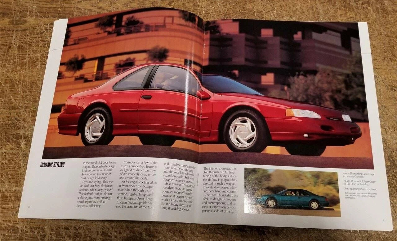 Sales Brochure for Thunderbird (1994)