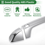 Door Handle Cover Trim for KIA Seltos Forte (2019–2023) Silver Tone