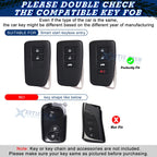 Red Glossy TPU Smart Key Cover Case for Lexus IS GS LS ES NX (-)