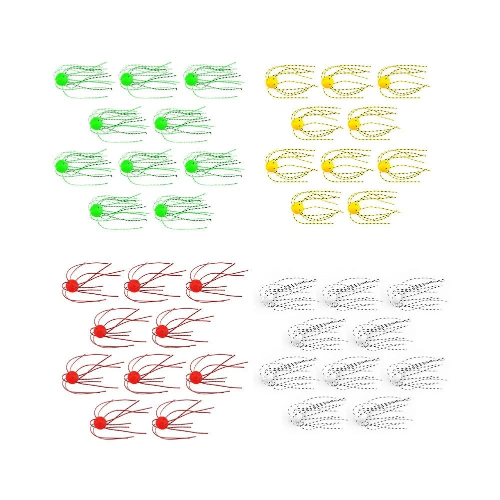 10Pcs TPE Glow Soft Bait for Fishing (River Lake Reservoir)