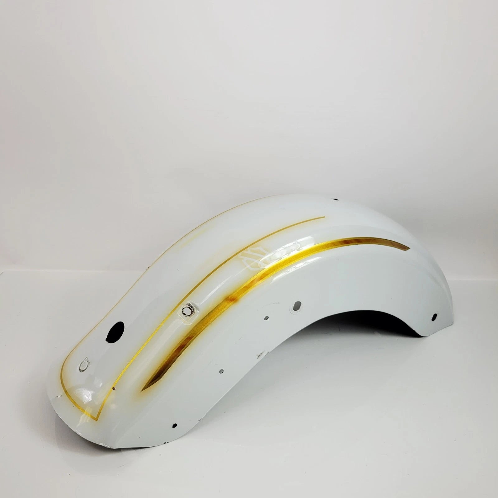 OEM Rear Fender for Harley-Davidson Touring (2014–2023) Custom Paint White/Gold