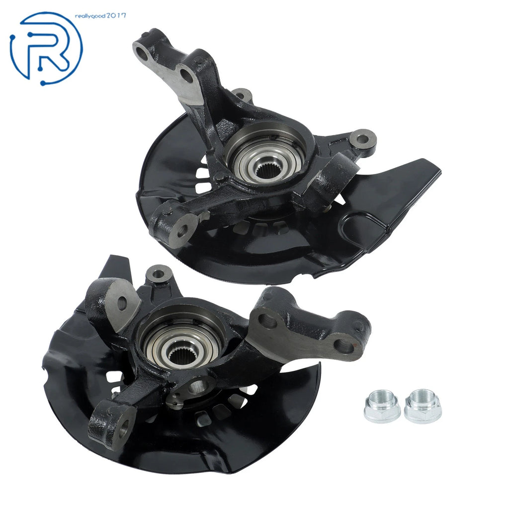 Front Steering Knuckle & Wheel Hub Bearings for Toyota Highlander 