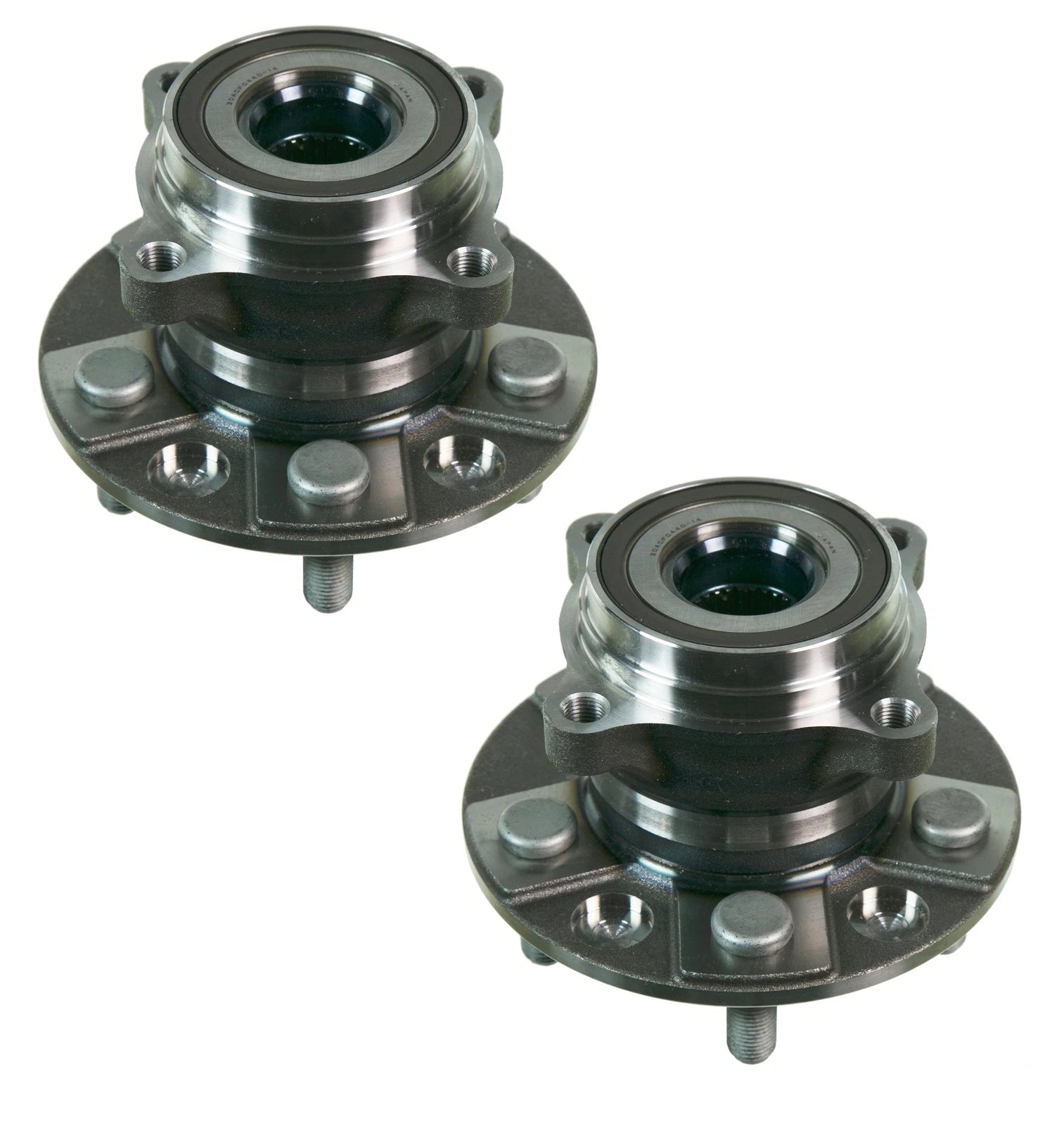 Set of 2 Rear Moog Wheel Bearing & Hub Assemblies for Lexus LS460 LS600h