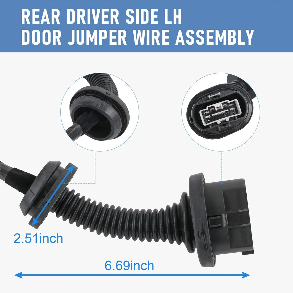Rear Driver Side Door Jumper Wire Assembly for Ford F150 (2009–2014)