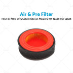 Air & Pre Filter for MTD OHV140cc Ride on Mowers (751-14628, 951-1462)